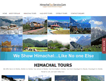 Tablet Screenshot of himachaltaxiservice.com